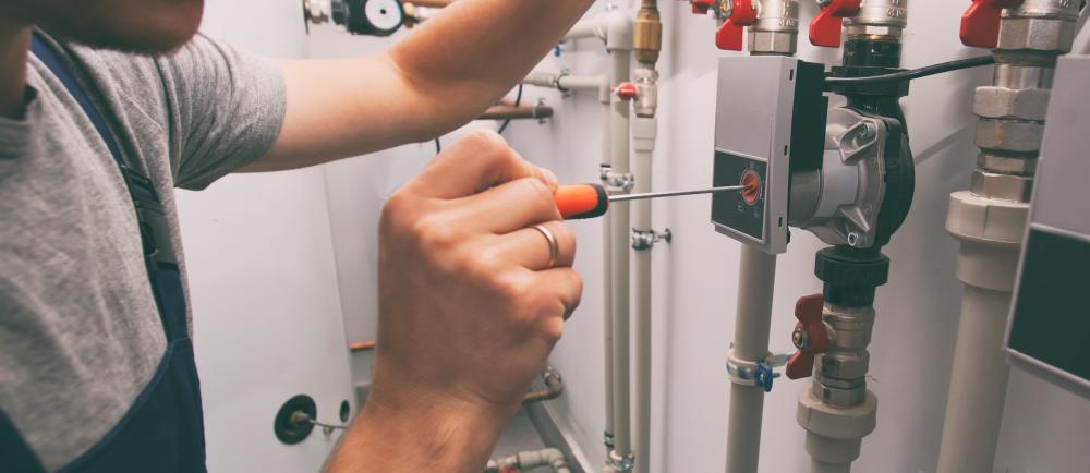 installation du système de chauffage